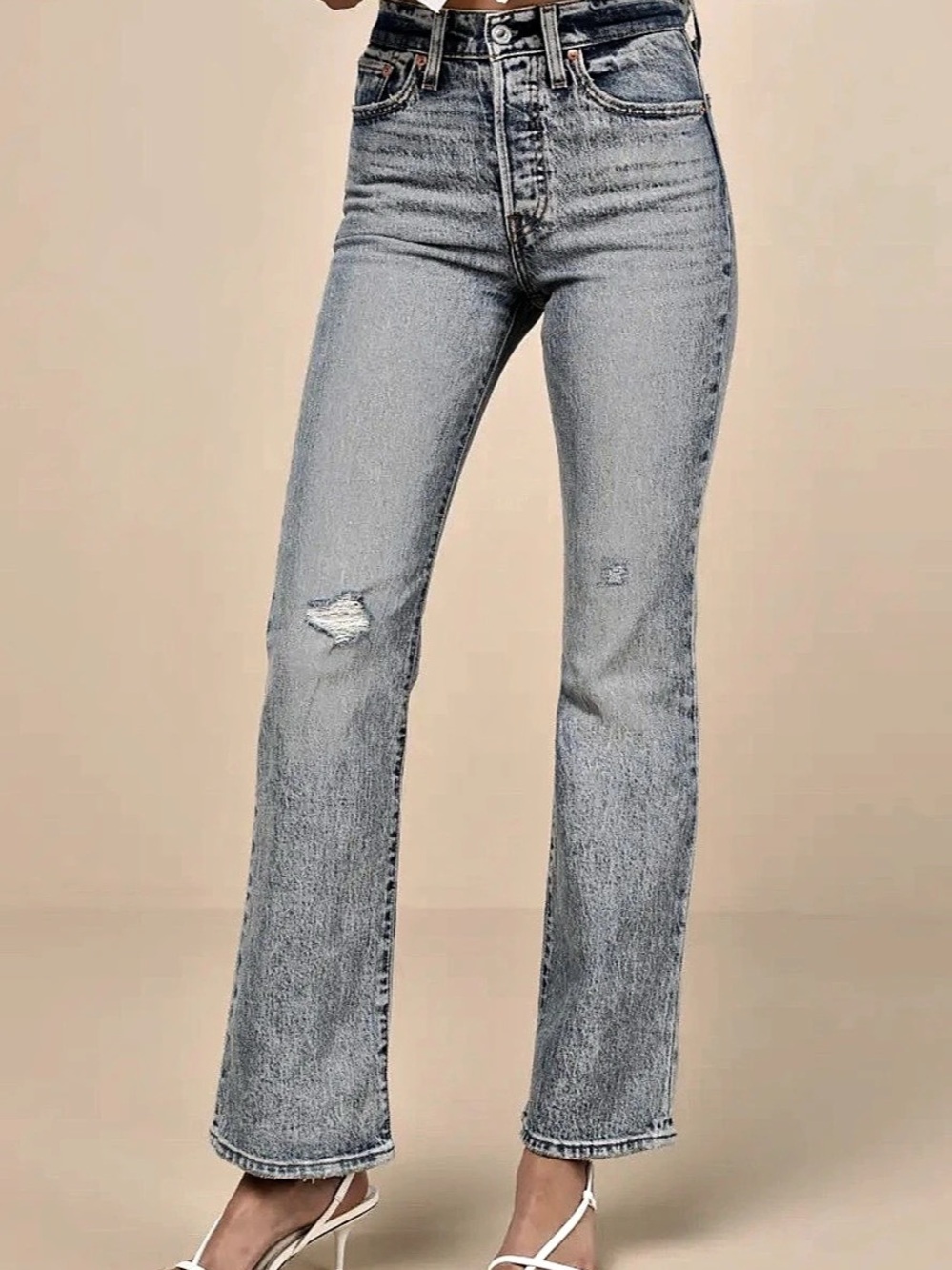 Levi's Wedgie Bootcut Jeans Blue Waist 27 NWT